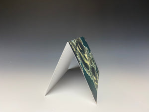 Crystalline Greeting Card- 'Silver Jade'