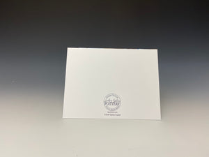 Crystalline Greeting Card- 'Cobalt Galaxy'