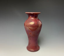 Load image into Gallery viewer, Ruby Crystalline Glazed Vase
