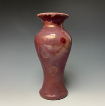 Load image into Gallery viewer, Ruby Crystalline Glazed Vase
