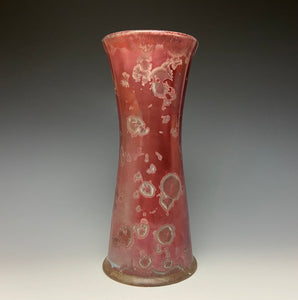 Ruby Crystalline Vase