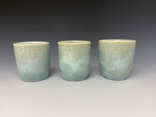 Load image into Gallery viewer, Light Icy Blue Crystalline Sake Cup
