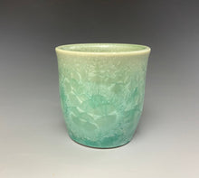 Load image into Gallery viewer, Light Green Crystalline Sake Cup
