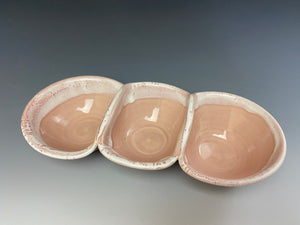 Triple Dip Dish- Alpine Rose