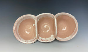 Triple Dip Dish- Alpine Rose