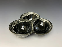 Load image into Gallery viewer, Triple Dip Dish- Jet Black
