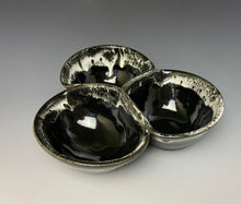Load image into Gallery viewer, Triple Dip Dish- Jet Black
