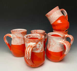 Intense Orange Swirly Mug