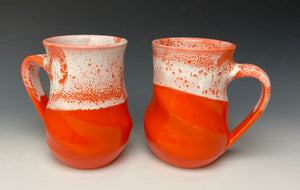 Intense Orange Swirly Mug