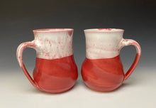 Load image into Gallery viewer, Bright Red Swirly Mug
