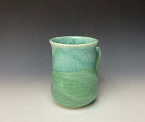 Seafoam Green Swirly Mug