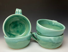 Load image into Gallery viewer, Seafoam Green Soup Mug
