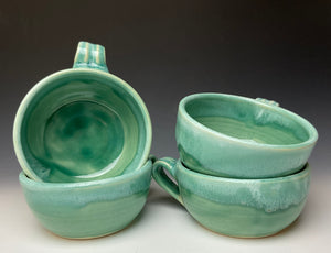 Seafoam Green Soup Mug