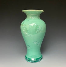 Load image into Gallery viewer, Light Green Crystalline Glazed Vase #1

