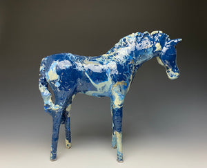 Blue Marble Horse 819
