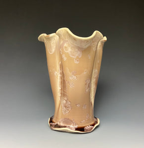 Rosé Crystalline Petal Vase