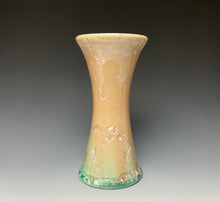 Load image into Gallery viewer, Rosé and Green Crystalline Glazed Vase
