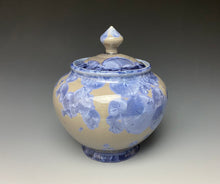 Load image into Gallery viewer, Periwinkle Crystalline Glazed Jar
