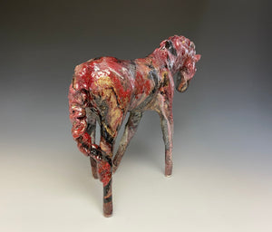 Red Marble Horse 817