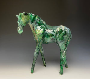 Emerald Marble Horse 820
