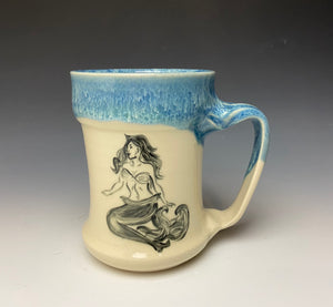 Mermaid Mug- Ice Blue