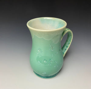 Crystalline Glazed Mug 16oz - Light Green #1