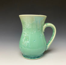 Load image into Gallery viewer, Crystalline Glazed Mug 12oz - Light Green #3

