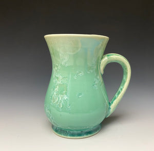 Crystalline Glazed Mug 12oz - Light Green #3