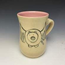 Load image into Gallery viewer, Flying Pig Mug- Pink
