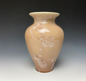 Rosé Crystalline Glazed Vase