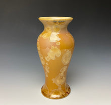 Load image into Gallery viewer, Iced Caramel Crystalline Glaze Vase #3
