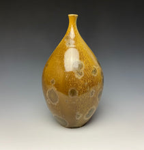 Load image into Gallery viewer, Bronze Crystalline Glazed Teardrop Vase
