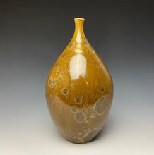 Load image into Gallery viewer, Bronze Crystalline Glazed Teardrop Vase
