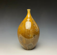 Load image into Gallery viewer, Bronze Crystalline Glazed Teardrop Vase
