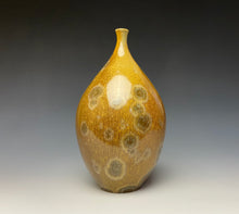 Load image into Gallery viewer, Bronze Crystalline Glazed Teardrop Vase
