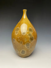 Load image into Gallery viewer, Bronze Crystalline Glazed Teardrop Vase
