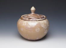 Load image into Gallery viewer, Rosé Crystalline Glazed Jar
