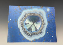 Load image into Gallery viewer, Crystalline Greeting Card- &#39;Blue Galaxy&#39;
