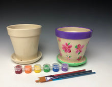 Load image into Gallery viewer, Paint Your Own Flower Pot Kit
