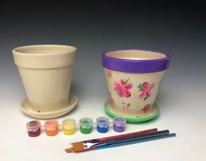 Paint Your Own Flower Pot Kit
