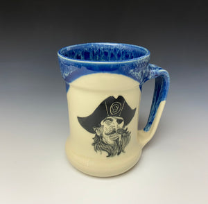 Pirate Mug- Deep Ocean Blue