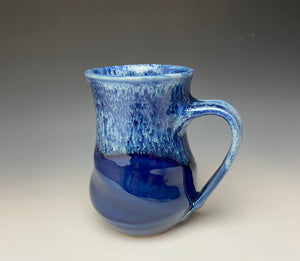 Deep Ocean Blue Swirly Mug