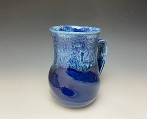 Deep Ocean Blue Swirly Mug